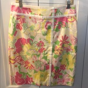 TIBI Floral Pencil Skirt